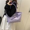 Y2k Bow Shoulder Bag Versatile Commuting Bag Trendy Women Tote Bag  Female