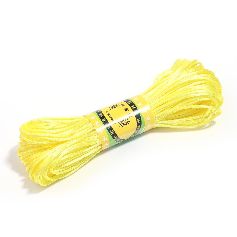 20m Nylon Cords Chinese Knot Woven Colorful Rope String Beads Thread For DIY Handmade Bracelet Jewelry Supplies Accessories
