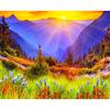5D DIY Diamond Painting Sunset Scenery Embroidery Cross Stitch Rhinestone Mosaic Home Decor