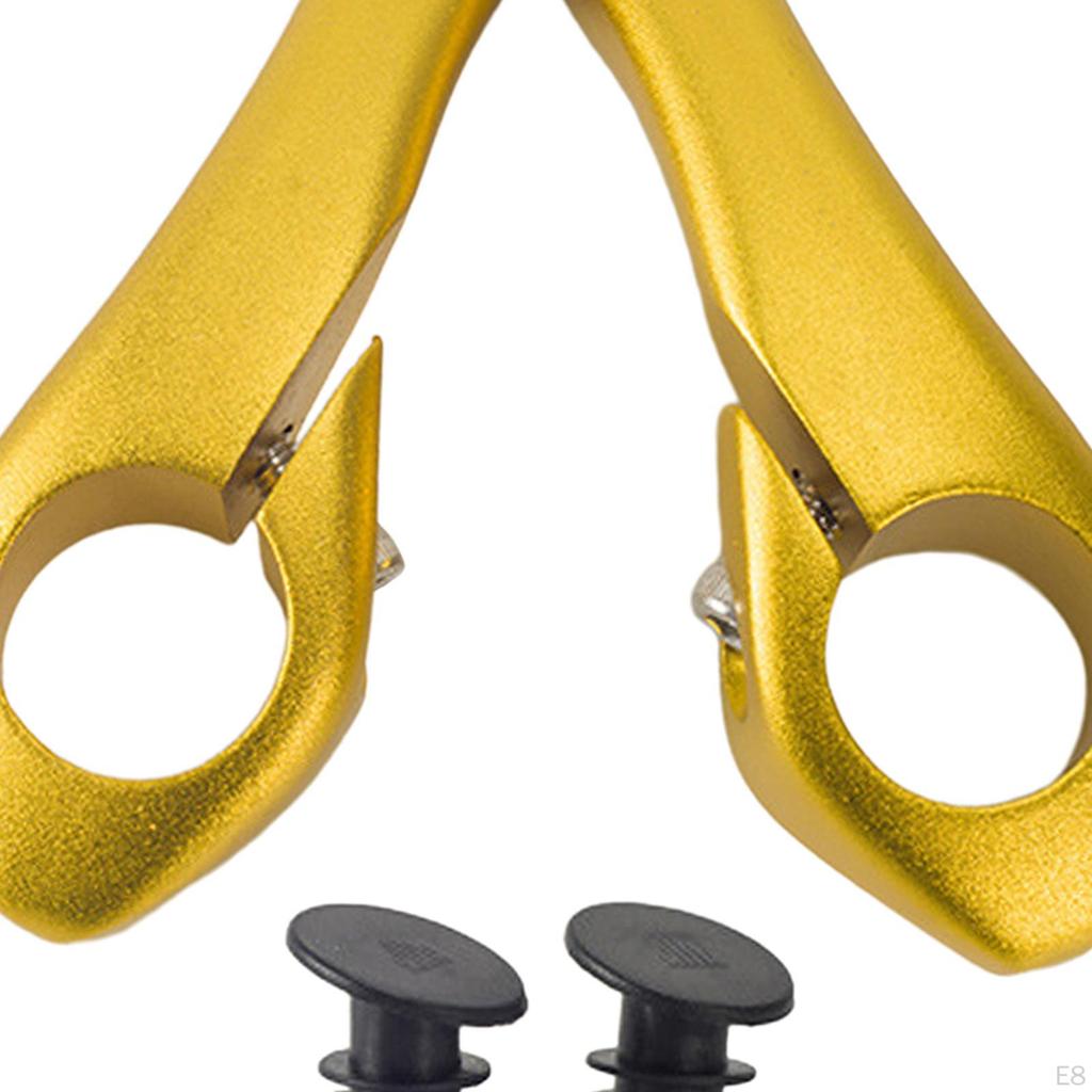 2Pcs Bike Handlebar Ends Bicycle Bar Handle Grips for Road