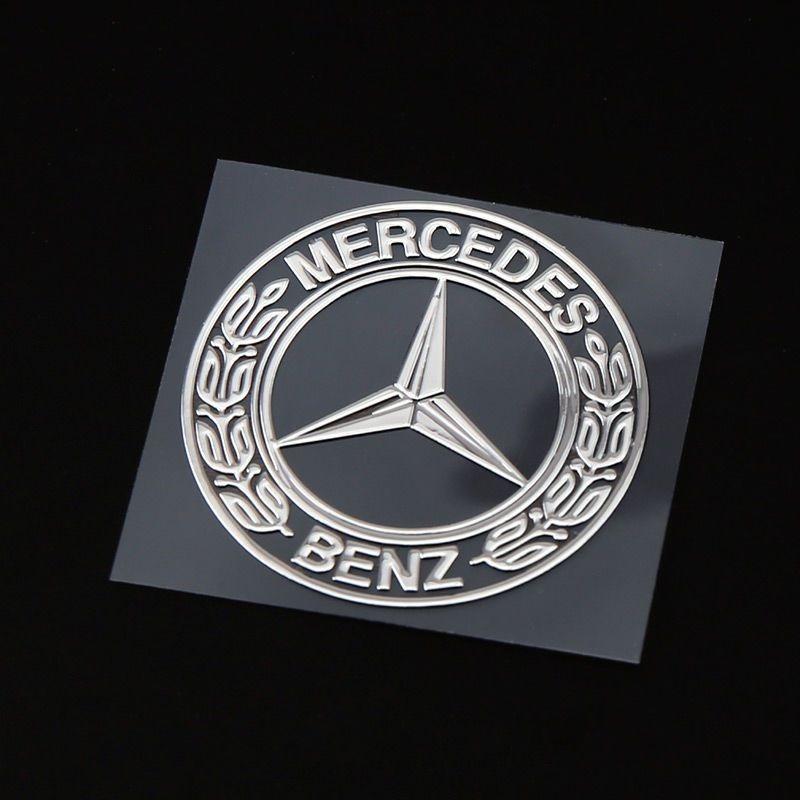 YWP4 1pc For Mercedes Benz W212 W213 W205 AMG W177 V177 W247 W176 GLA GLC X253 W166 Car Random Sticker Decals Decoration Accessories