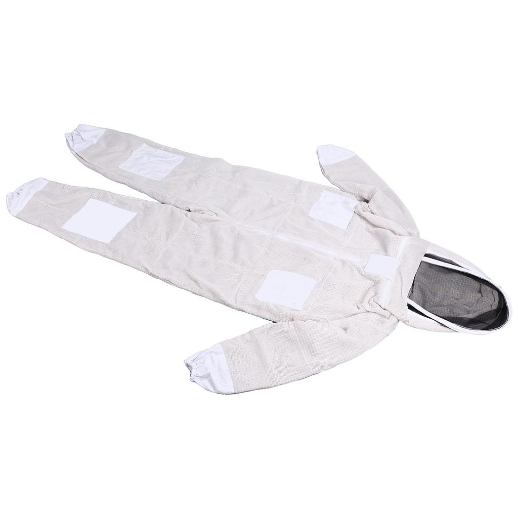 Professional Siamese Bee Suit Zipper 3 Layer Net Space Suit Ventilated Bee Suit for BeekeeperXXL