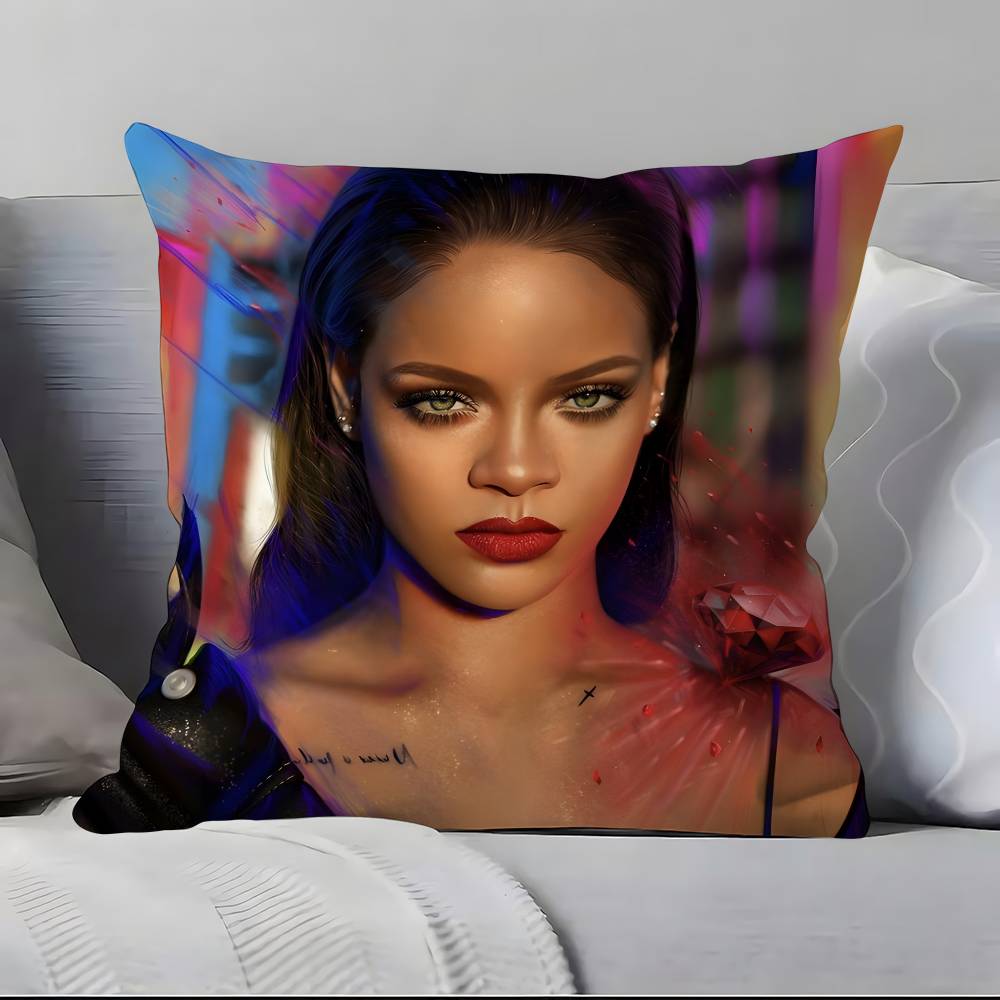 Singer R-R-R-Rihanna Pillow Case Pillowcase Soft Skin Friendly & Comfortable With A Hidden Zipper