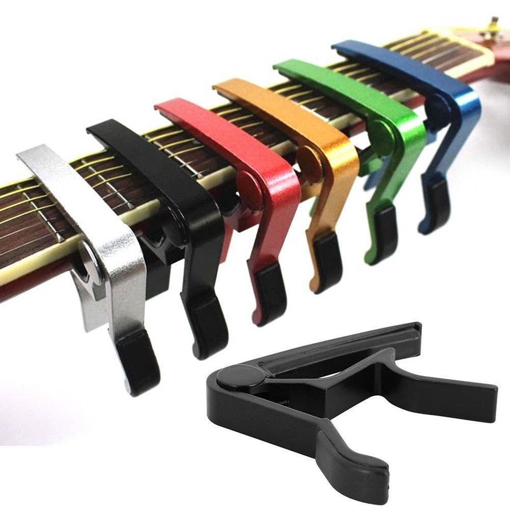 Portable Replacement Spring Trigger Fast Release Guitar Capo Aluminium Alloy Key Clamp Quick Change