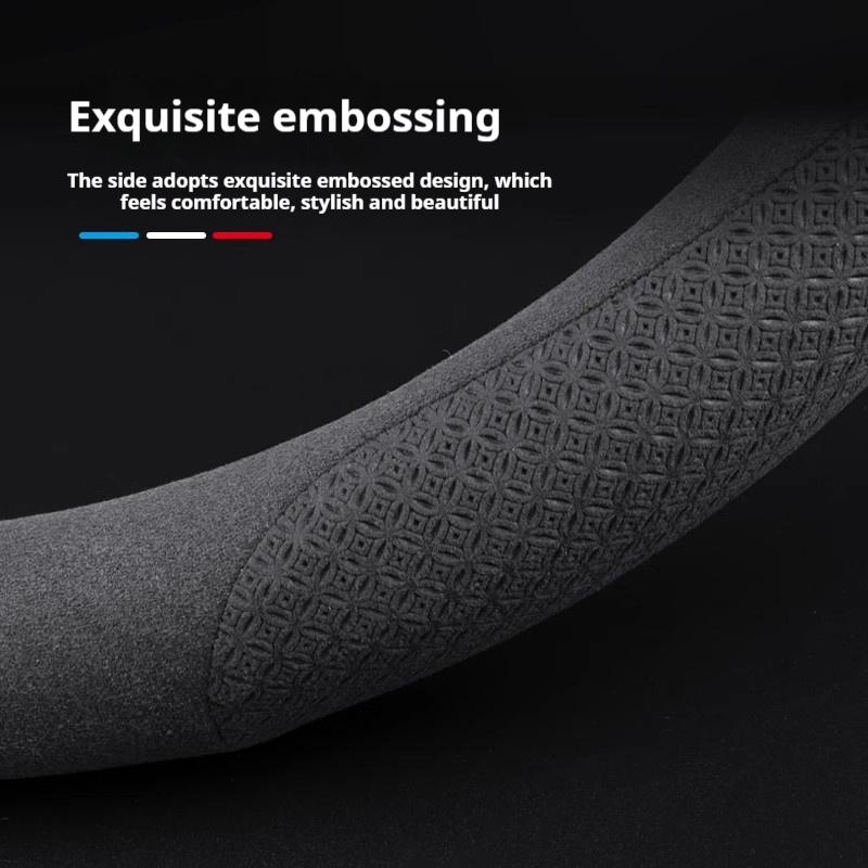 AABHK1 Leather Car Steering Wheel Cover for Chevrolet Chevy Malibu Spark tracker Cruze Sonic Camaro Equinox Volt Seeker Accessories