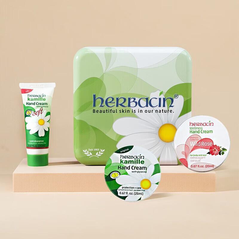Herbacin Kamille Hand Cream Trio Set