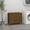 VidaXL Laundry Box Honey Brown 88.5x44x76 Cm Solid Pine Wood 823582