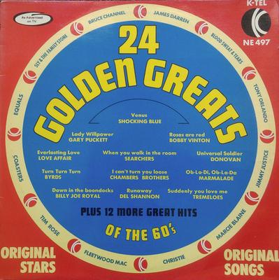 LP Пластинка VARIOUS - 24 Золотых Хитов 60-х NE497 K-Tel 1973 UK Рок Б/У