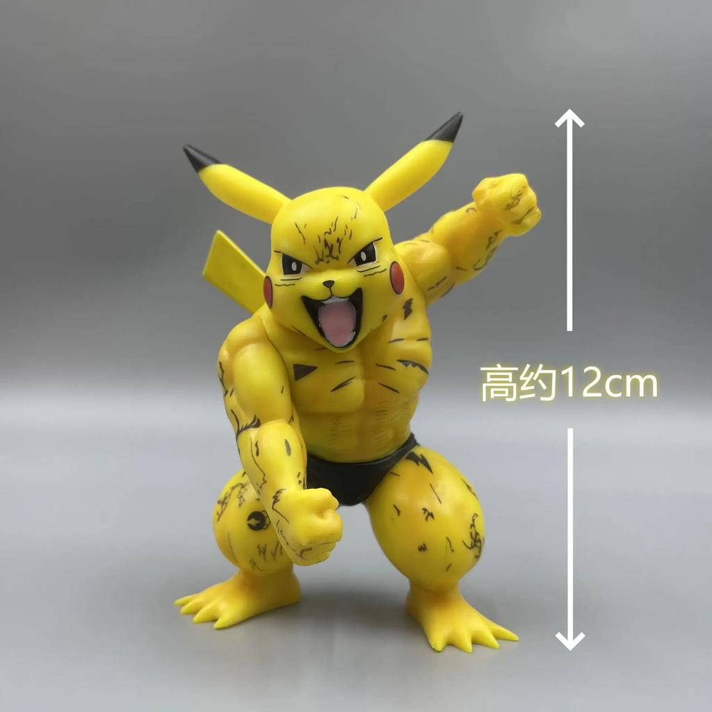 Pokemon Action Figure Gk Spoof Series Obscene Pikachu Charmander Bulbasaur Squirtle Gengar Doll Ornaments Model Kid Gift