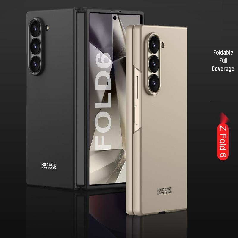 Ультратонкий матовый жесткий чехол для телефона Samsung Z Fold 6 - Модный однотонный защитный чехол