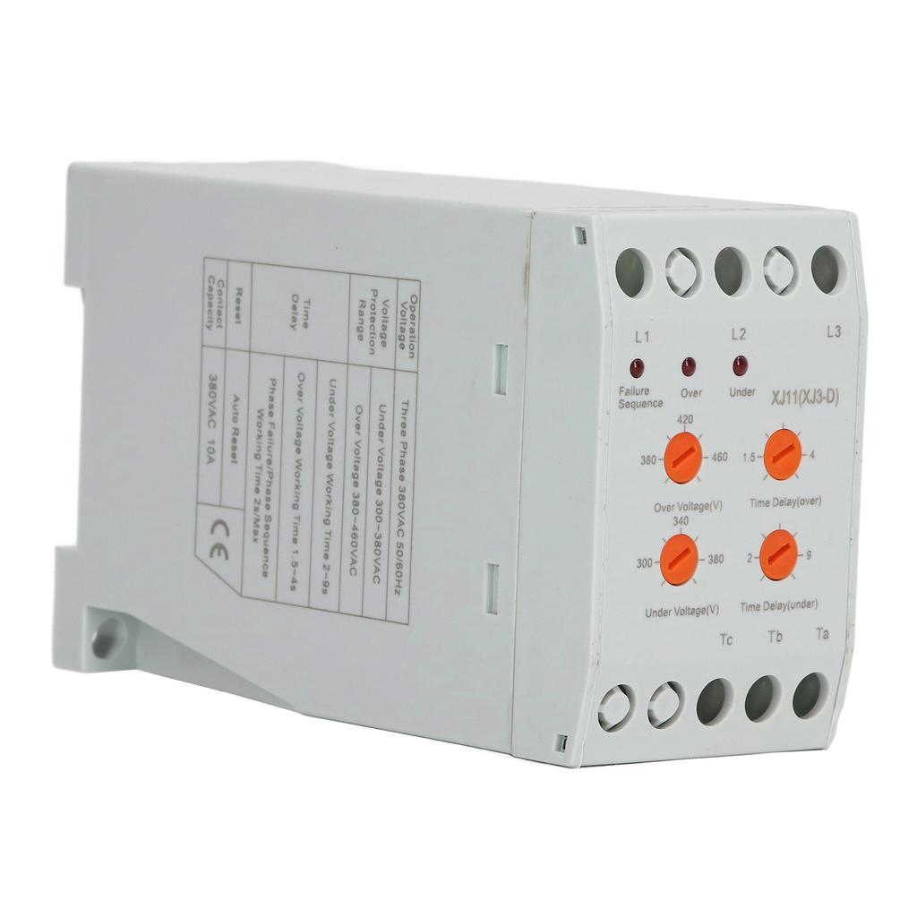 Реле контроля обрыва фаз и последовательности фаз, устройство защиты от перенапряжения, AC380V