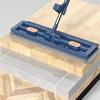 Швабра из микрофибры, плоская, отлично впитывает воду, влажная и сухая, двойного назначения, регулируемая, из нержавеющей стали, с длинной ручкой, вращающийся на 360° скребок, инструмент для чистки пола