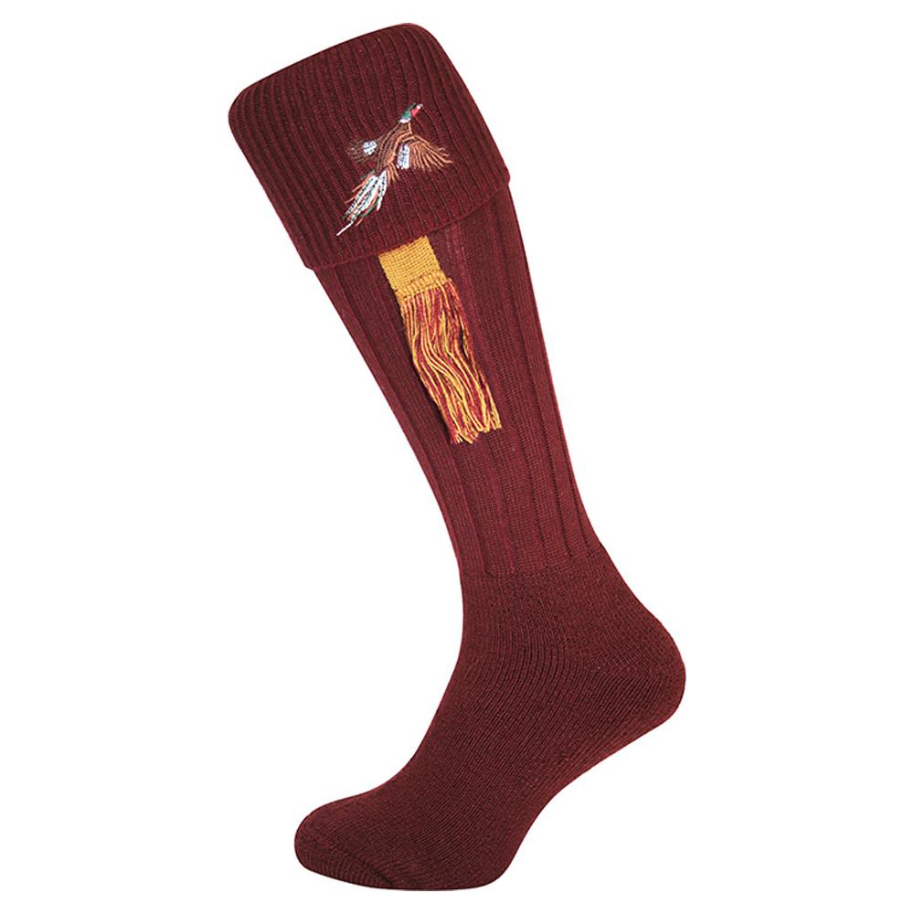 Jack Pyke Unisex Adult Pheasant Shooting Socks with Garters