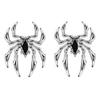 1 пара готических ретро-сережек из циркония в стиле «старый паук», черные серьги из циркония в подарок