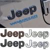 ABS Car Front Emblem for Jeep Grand Cherokee Commander Renegade Liberty Compass PatriotWrangler Tj Jk Trunk  Decoration