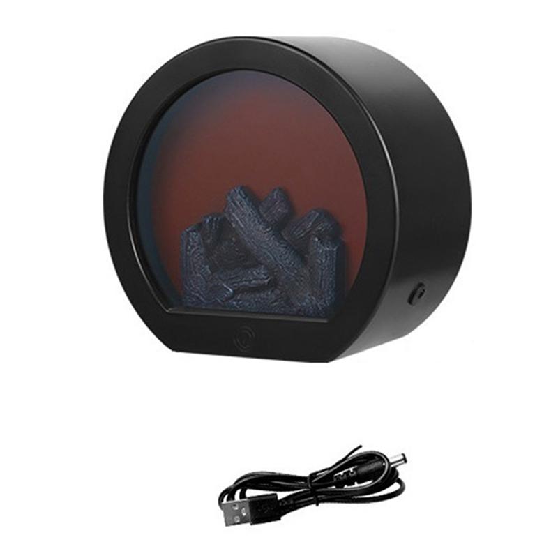 Декоративные фонари-камины, Имитация камина, Светодиодная лампа с эффектом пламени для внутреннего и наружного рождественского декора(Без функции нагрева)