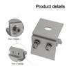 1/4pcs Aluminium Standing Seam Clamp For Fixing Structures