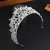 Свадебный головной убор серебряный супер фея стразы корона ободок свадебные аксессуары для волос аксессуары для свадебного платья