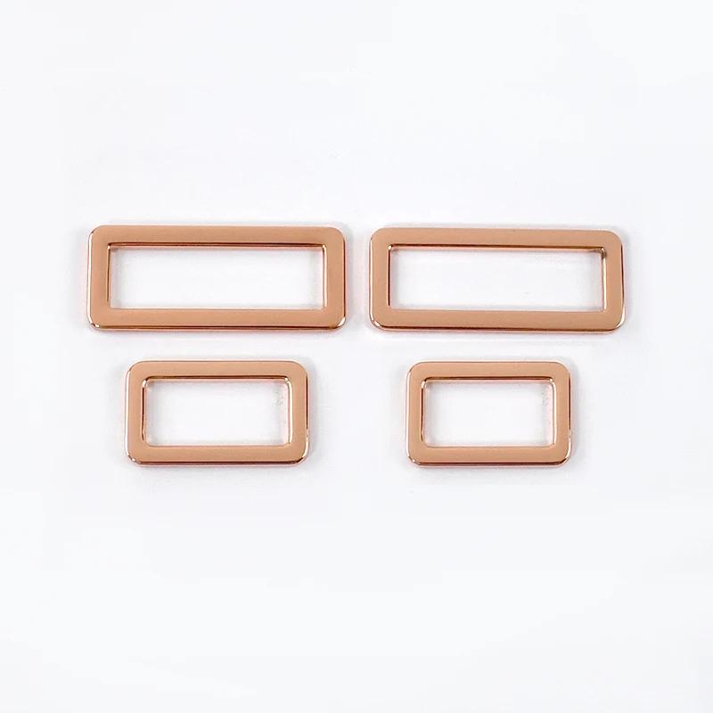 Meetee 20 шт. 20-50 мм 16 цветов Металлическая пряжка Регулировочные пряжки для стропы Ползунок для ремня сумки Кольцо Застежка DIY Кожаная фурнитура Аксессуары