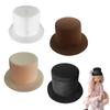 Mini Top Hat for Dolls Miniature Formal Hats Tops DIY Craft Hat Accessories