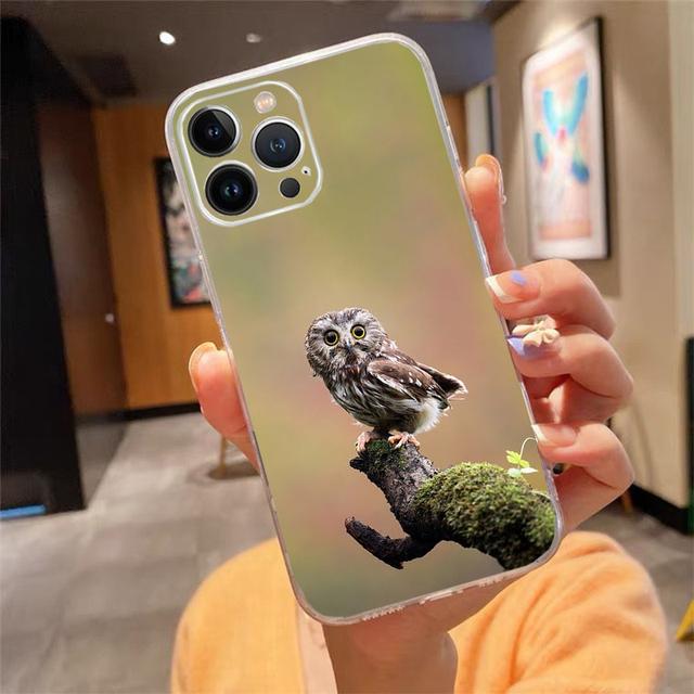 Phone Case For Iphone 14 13 12 11 Pro Max Xs Max Xr X 12mini 14 Plus Se Owl Case Funda Capa Cell