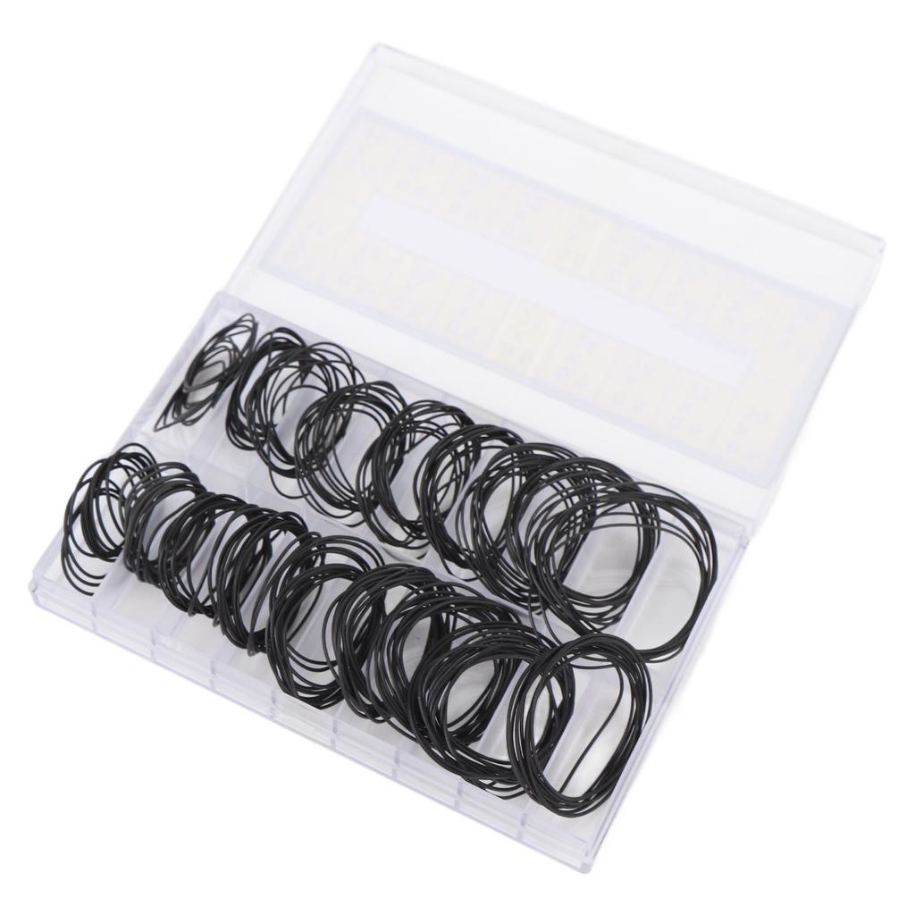 180 шт. прокладок для часов O Ring 18 размеров, резиновые уплотнительные прокладки для задней крышки часов с пластиковой коробкой для ремонта