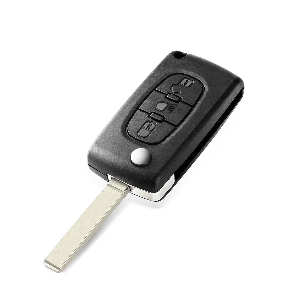 Ce0523 Ce0536 Для Peugeot 206 408 1/2/3/4/5/6/807 Partner Для Citroen C1/2/3/4/5/6/7/8 Xsara Picasso Чехол для автомобильного ключа