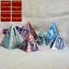 Egyptian Pyramid Electroplated Metal Piggy Bank Souvenir