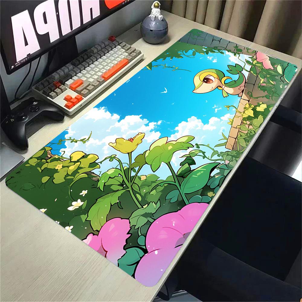 Art Anime Kawaii Mouse Pad PC Colorful Gamer Cabinet Mousepad Ppokemon Keyboard Rug Laptop Gaming Rubber Desk Accessories Mats