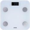 Body Scale Impedancemeter - - DOM427W - 7 Indicators - Max 180 Kg - 13 Profiles - LCD - Auto On and Off - White