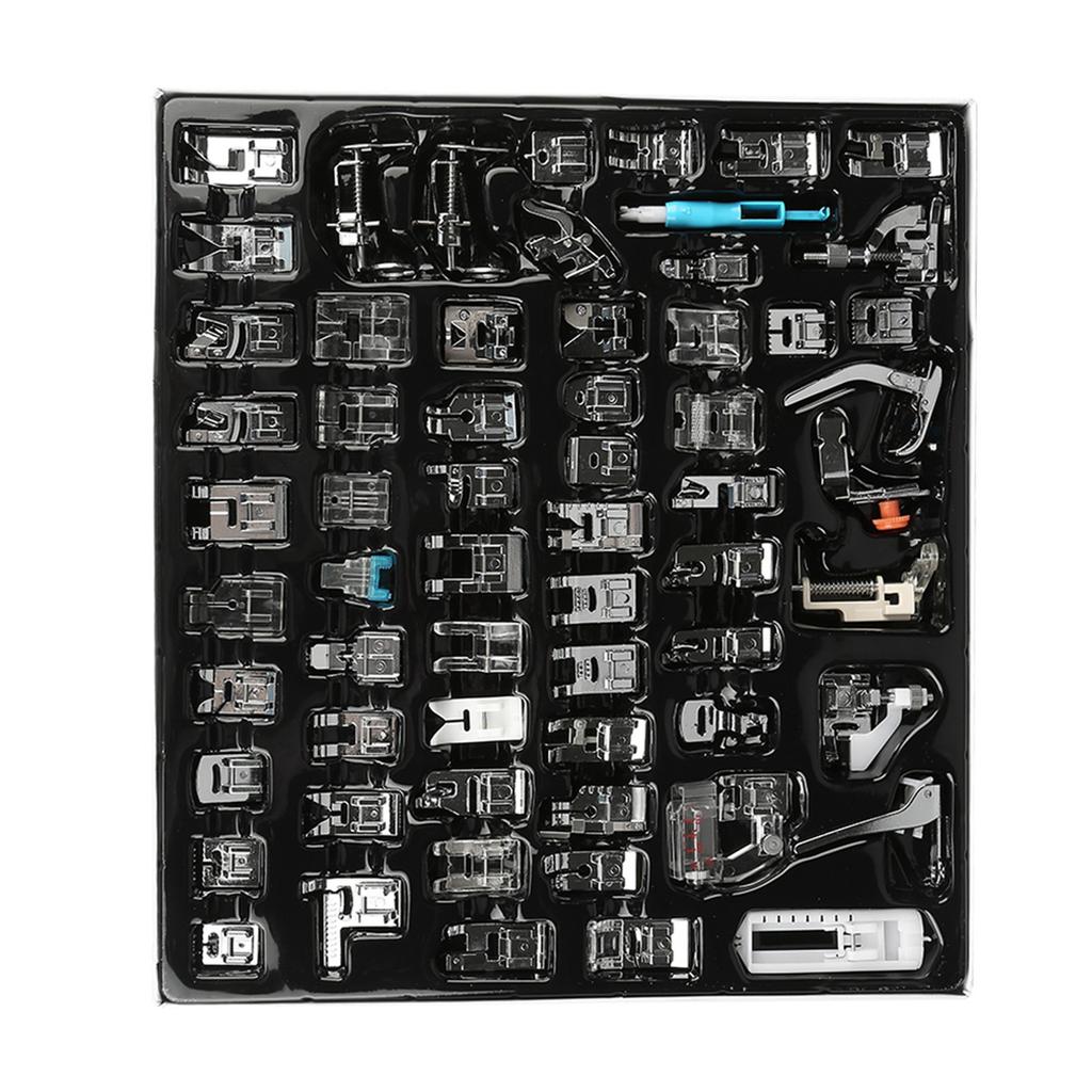 62PCS Household Multifunctional Sewing Machine Parts Press Foot Sew Machine Accessories Kit Set
