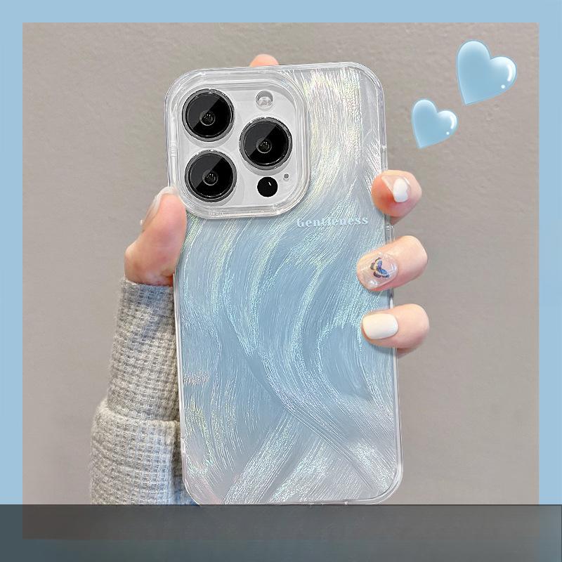 Подходит для чехла для мобильного телефона Huawei Pura70 Vivos17 Матовый градиентный цвет Подставка Oppo Большое отверстие Все в Xiaomi 13