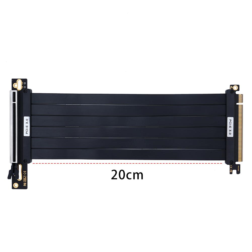 Graphics Card Extension Cable PCI Express Gen 3 GPU Extension Cord PCIE 3.0 Extension Cable Extension Port 90 Degree Adapter