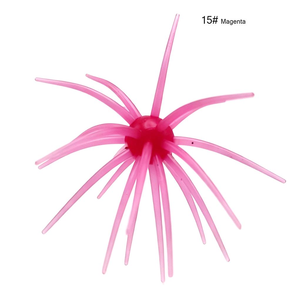 BUBBA Fishing Floating Sea Urchin19mm Bionic Soft Lure Artificial Soft Bait for Saltwater Fish River & Lake Use 90mm/110mm