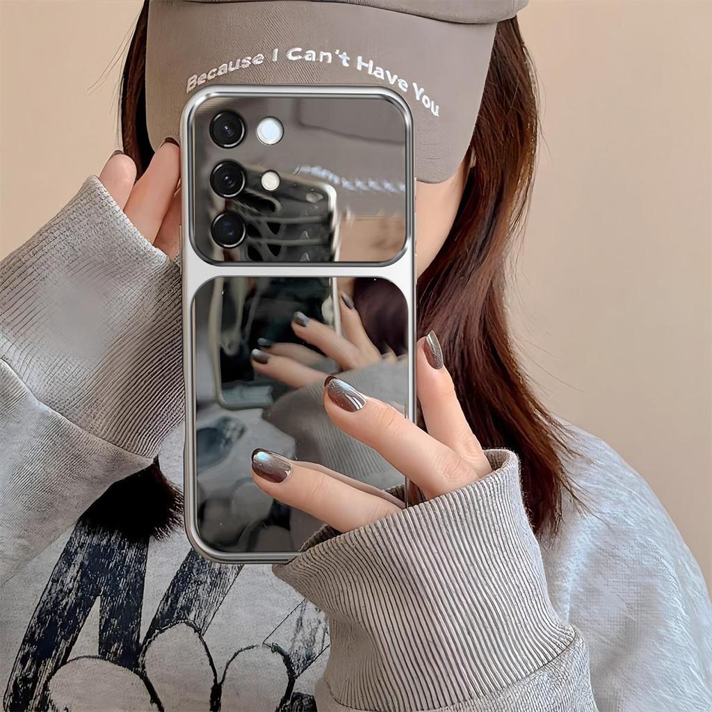 Чехол для realme C100 5G, C85 Pro, C85 5G, C85, 15x 5G Модный Чехол с Большим Окном Зеркальный Чехол для Телефона