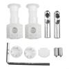 Wall Mount Toilet Fixing Bolts Kits Fasteners Toilet Hanging Screws Bidet Attachments Fixing Metal Bolts Hardware