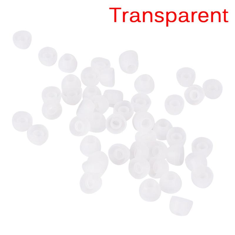 50 шт. Мягкие силиконовые вкладыши для наушников-вкладышей, сменные крышки