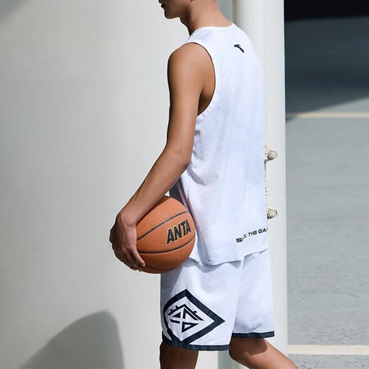 Anta Basketball Collection Basketball Suit Men's Pure White 152331201-1