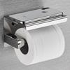 Настенный держатель для туалетной бумаги и телефона из нержавеющей стали, установка без сверления