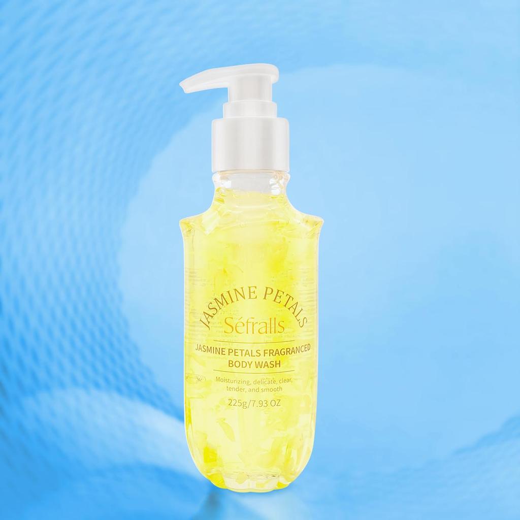 Гель для душа с ароматом лепестков жасмина Séfralls 225 г Глубоко увлажняет и питает, эффективно очищает и удаляет грязь