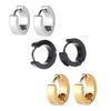 3 пары уникальных крутых мужских сережек-обручи для пирсинга