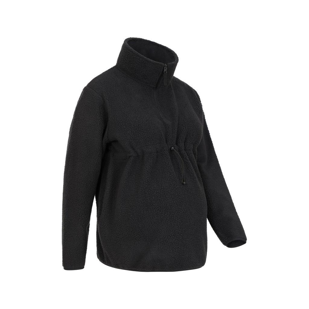 Mountain Warehouse Womens/Ladies Cosy Sherpa Half Zip Maternity Fleece Top