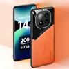 Чехол Redmy Note14Pro 5G 4G Кожаный с Магнитным Держателем Чехол для Redmi Note 14 Pro Plus Pro+ 5G ТПУ Мягкий Каркас Защита Fundas