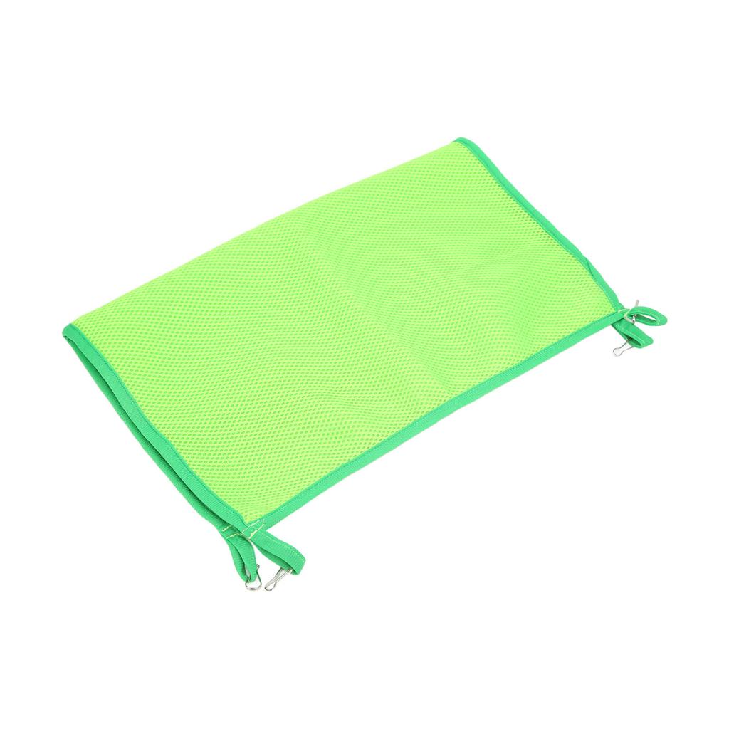 Гамак для клетки питомца Дышащий Прохладный Подвесной Летний Сетчатый Кроватка для Кошки Морской Свинки Хомяка Зеленый 39x48см