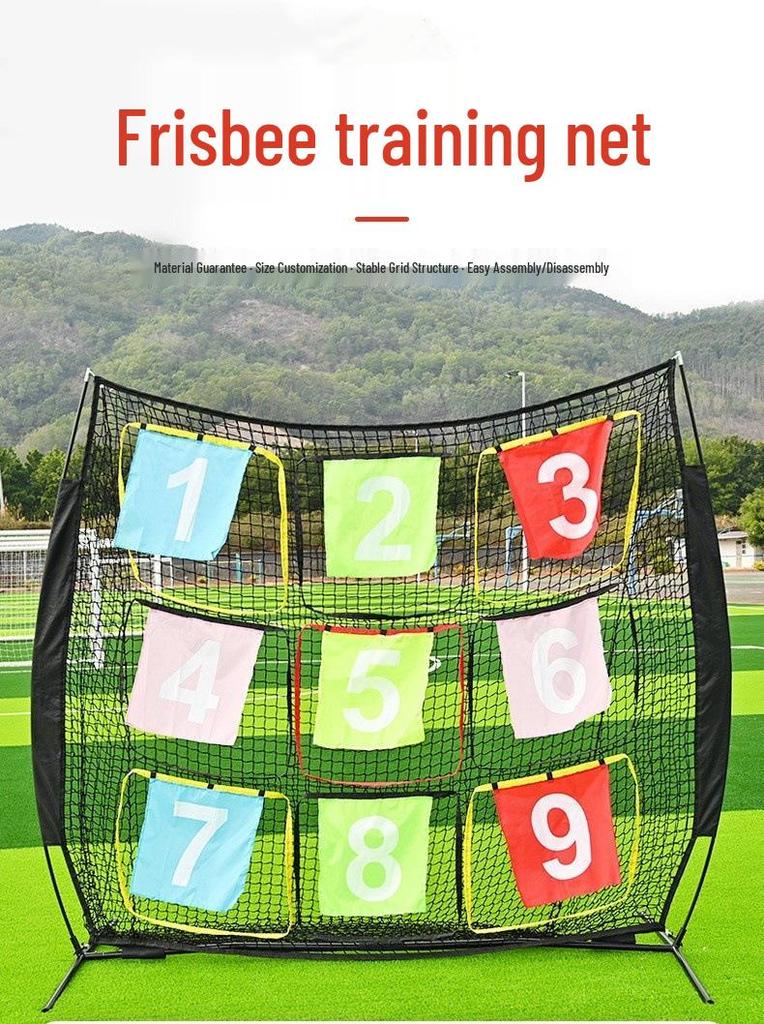Golf Nine-Square Frisbee Foldable Multi-Functional Training Net