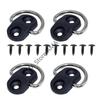 X7JF D Rings for Trailers Cargo Net FixingTrailer Tie Down Rings, 55lbs Fixing D Rings,Trailer Tie Down Anchors
