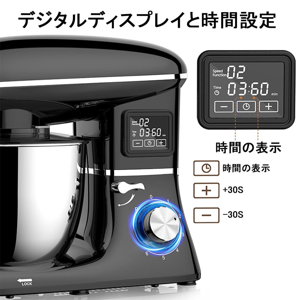 Миксер стационарный, металлический, большой емкости, с 3 типами насадок, регулируемая скорость, миксер KitchenAid Tabletop 6.2L, многофункциональный, 3 в 1, 6 скоростей