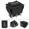 1Pc 6 Pin Power Window Momentary Rocker Switch AC 250V/10A 125V/15A