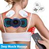 Neck Massager EMS Muscle Stimulator Electric Cervical Massage Patch Low Frequency Pulse Massage Pads Pain Relief Relaxation Tool for Back Leg All Body