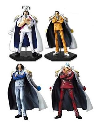 Синие Фигурки Акаину Набор ONE PIECE Сакадзуки [DX Vol.1 Vol.2] Сенгоку, Кидзару, Аокидзи, [Полный 4] Сенгоку, Борсалино, Кудзан,